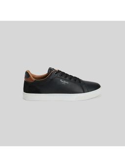 Pepe Jeans - Kenton Court Black Textured Trp Outsole Sneakers
