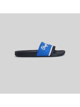 Pepe Jeans - Navy Blue Graphic Print Beach Sliders