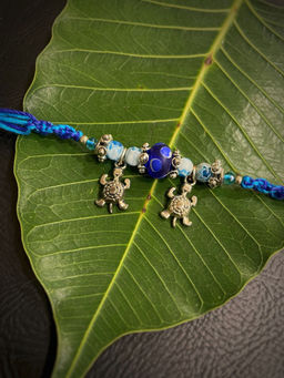 Digital Dress Room - Evil Eye Rakhi Designs Nazariya Turkish Charm With Tortoise Mauli Raksha Bandhan