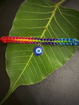 Digital Dress Room - Evil Eye Rakhi Designs Nazariya Turkish Charm Multicoloured Mauli Raksha Bandhan