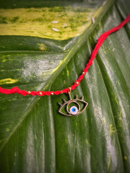 Digital Dress Room - Evil Eye Rakhi Designs Nazariya Turkish Charm With Mauli Raksha Bandhan