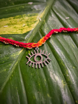 Digital Dress Room - Evil Eye Rakhi Designs Blue Evil Eye Turkish Charm Nazariya Mauli Raksha Bandhan