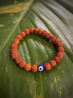 Digital Dress Room - Evil Eye Rakhi Designs Nazariya With Rudhraksha Mauli Raksha Bandhan
