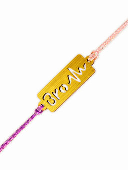 Digital Dress Room - Designer Fancy Heartbeat I Love You Bhaiya Rakhi