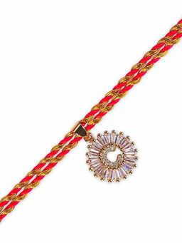 Digital Dress Room - Personalised Name Letter C Bhaiya Rakhi