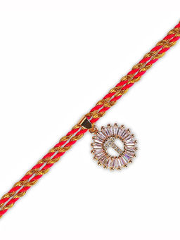 Digital Dress Room - Personalised Name Letter T Bhaiya Rakhi