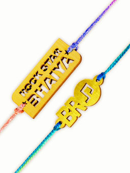 Digital Dress Room - Designer Fancy Rockstar BHAI Rakhi