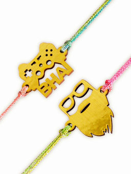 Digital Dress Room - Designer Fancy Gameboy Beardo Best BRO Bhaiya Rakhi