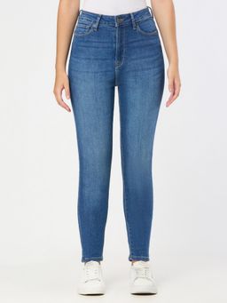 Pepe Jeans - Women Blue Solid Skinny Jeans