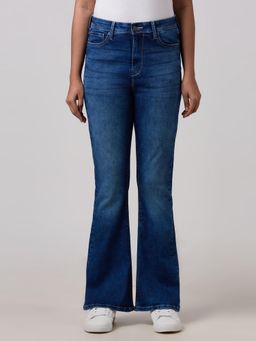 Pepe Jeans - Women Blue High Rise Stretchable Jeans