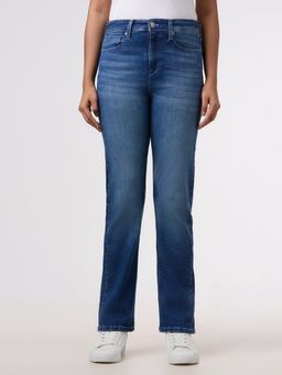 Pepe Jeans - Women Blue Straight Fit Stretchable Jeans
