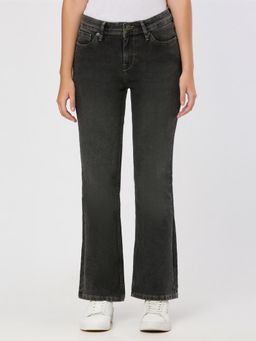 Pepe Jeans - Women Black Mid Rise Stretchable Jeans