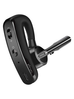 pTron - Atom Rover Mono In-Ear Wireless Bluetooth Headphones with HD Mic & Voice Assistance (Black)