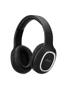 pTron - Soundster Lite BT5.0 Wireless Headphones with Deep Bass & 12Hrs Playtime (Black)