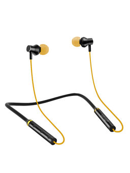 pTron - InTunes Beats BT5.0 Deep Bass Wireless Headphones with HD Mic & Voice Assistance (Yellow)