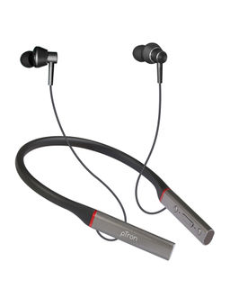 pTron - InTunes Classic BT5.0 Wireless Headphones with 15Hrs Playback, Deep Bass & Mic (Black & Grey)