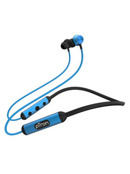 pTron - InTunes Ultima BT5.0 Wireless Headphones with 18Hrs Playback & Deep Bass (Black & Blue)