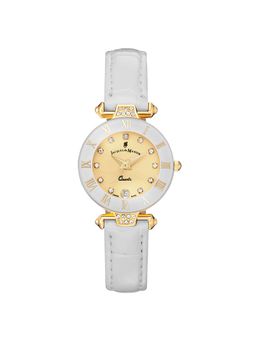 Jacques Du Manior - Coupole Fashion Swiss Made Analogue Beige Round Dial Womens Watch- Rcp.70