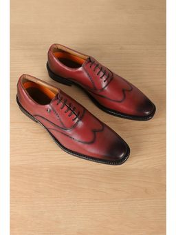 Van Heusen - Maroon Lace Up Formal Oxford