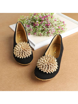 Lil Pitaara - Girls Black Belly Ballerinas