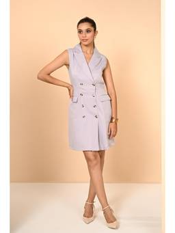 Ayrolane - Lavender Short Blazer Dress