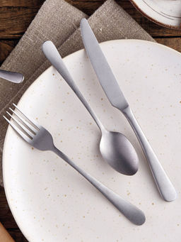 Amefa - Austin Stonewash Stainless Steel Dinner Spoons for thinKitchen, Set of 12