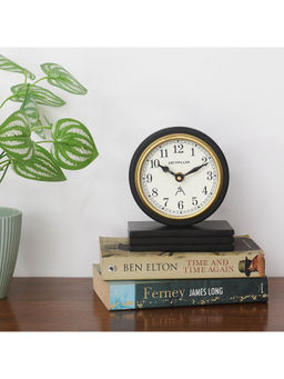 ARTYPILLAR - Wooden Grove Design Frame Dome Glass Dial Table Clock