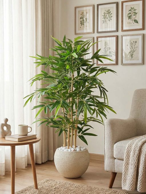 Mason Home Green Artificial Bamboo Bliss Plant