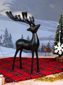 Metalsmith - Contemporary Matte Black Reindeer Figurine