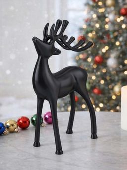 Metalsmith - Contemporary Matte Black Reindeer Figurine