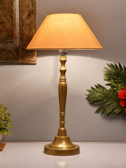 Homesake - Imperial Nickel Brushed Lamp with Black Shade