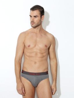 Van Heusen Innerwear - Men Colour Fresh & Ultra Soft Briefs - Grey