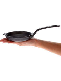 Victoria - 4-Inch Cast Iron Skillet, Pre-Seasoned Cast Iron Frying Pan With Long Handle