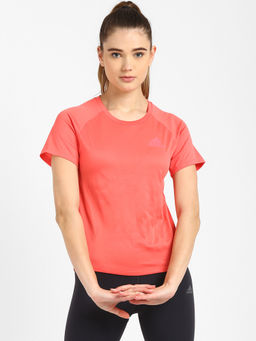 adidas - ADIZERO TEE W Red Running T-Shirt