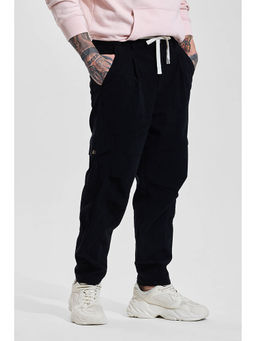 Snitch - Men Black Polyester Cargo