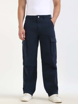 Tommy Hilfiger - Men Blue Solid Cargo