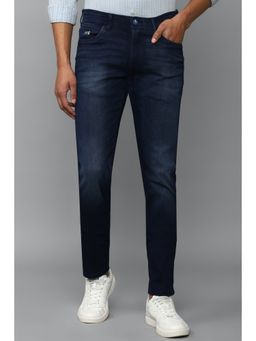 Allen Solly - Men Navy Skinny Fit Mid Wash Jeans