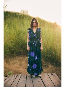 Zip by Payal & Zinal - Daisy Dreams Green Dress