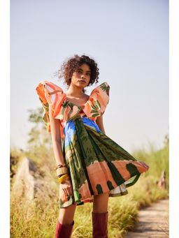 Zip by Payal & Zinal - Dessert Daisy Dance Multi-Color Dress