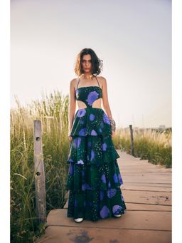 Zip by Payal & Zinal - Pansy Fancy Green Dress