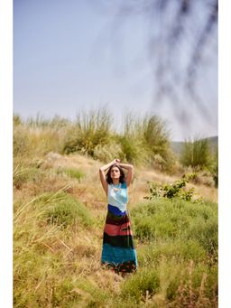 Zip by Payal & Zinal - Twirls & Tulips Multi-Color Dress