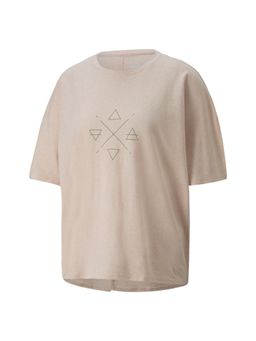 Puma - Exhale Placed Graphic Women Pink T-shirts