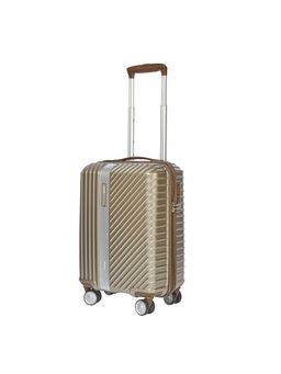 VIP - Unisex Barclay Beige Hard Luggage Trolley Bag