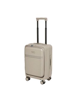 VIP - Unisex Flex9010 15.6 Laptop Compatible Beige Hard Luggage Trolley Bag