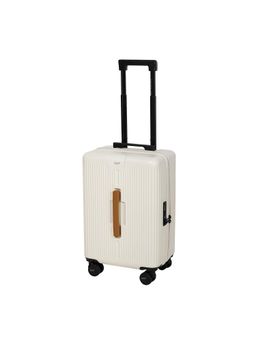 VIP - Unisex Pod White Hard Luggage Flushed Tsa Lock Trolley Bag