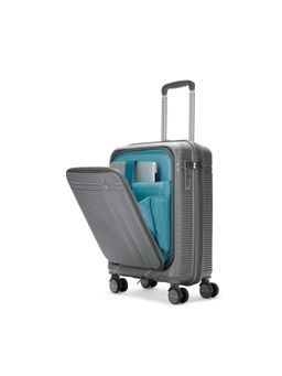 Aristocrat - Unisex Solana Grey Hard Luggage Trolley Bag