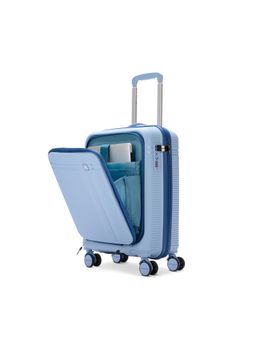Aristocrat - Unisex Solana Blue Hard Luggage Trolley Bag