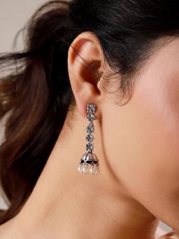 Voylla - Chandtara Tribal Drop Jhumka Earrings