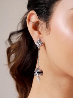 Voylla - Neelambara Pearl Drop Earrings