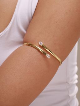 Voylla - Trendy Golden Twin Solitaire Armlet